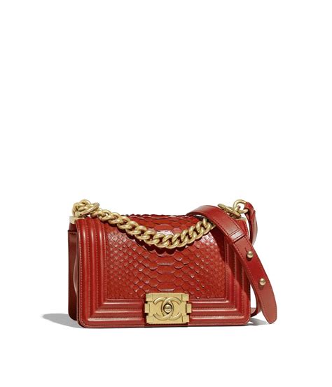 chanel boy small python price|Small BOY CHANEL Handbag.